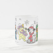 Hol dir das Leben eines Hundes! Schnee Welpen! Mattglastasse (Mittel)