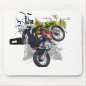 Hol dir dein Gas auf dem Motocross Stunt Biker Mousepad (Vorne)
