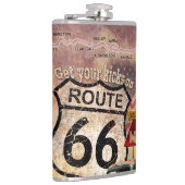 Hol dir deine Kicks auf Route 66 Flachmann (Rechts)