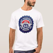 Hol dir deine Kicks auf Route 66 T-Shirt (Vorderseite)