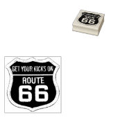 Hol dir deine Kicks auf Route 66 Travel Rubber Bri Gummistempel (Stempel)