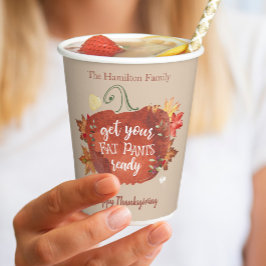 Hol dir deinen fettfreien Erntedank fertig Pappbecher