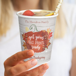 Hol dir deinen fettfreien Erntedank fertig Pappbecher