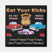 Hol dir deinen Schwanz! Route 66 T - Shirt und Ges Magnet (Vorne)