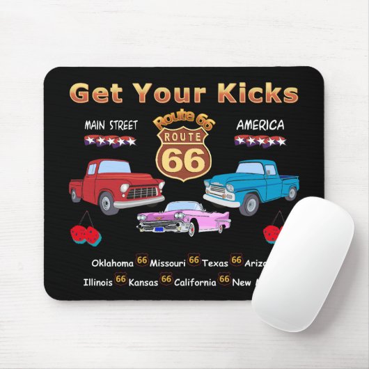 Hol dir deinen Schwanz! Route 66 T - Shirt und Ges Mousepad (Mit Mouse)
