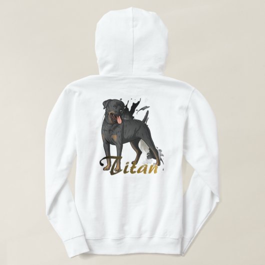 "Hol dir den Hoodie 'The Titan's Mark', ein Design (Design Rückseite)