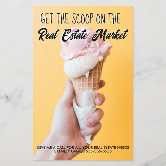 Hol dir den Scoop auf dem Echten Anwesen Flyer (Vorne)