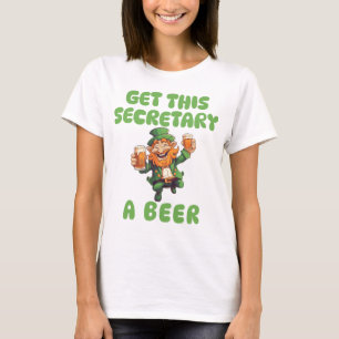 Hol dir diesen Sekretär zum Beer Funny St. Patrick T-Shirt