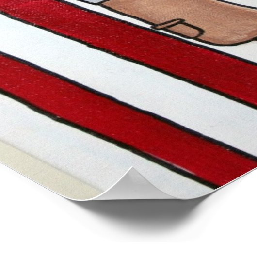 Hol dir ein GEHIRN! Poster (Ecke)