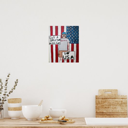 Hol dir ein GEHIRN! Poster (Küche)