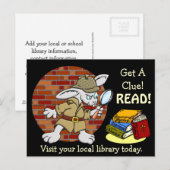 Hol dir einen Klang!  LESEN SIE! Postkarte (Vorne/Hinten)