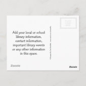 Hol dir einen Klang!  LESEN SIE! Postkarte (Rückseite)