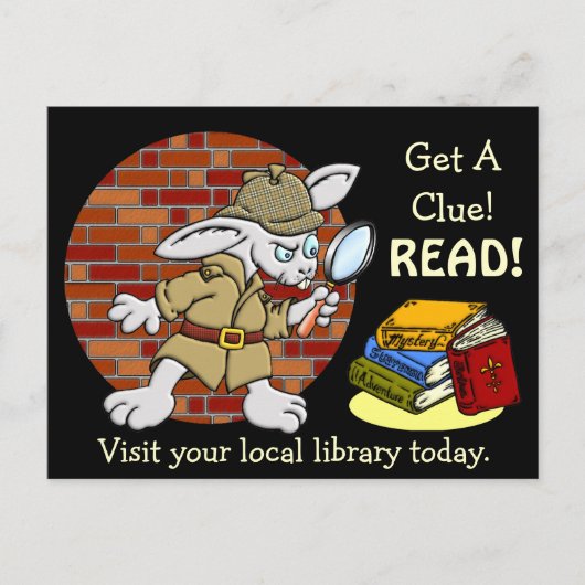 Hol dir einen Klang!  LESEN SIE! Postkarte (Vorderseite)