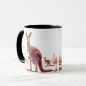 Hol dir mit unserer Kangaroo Tasse in die Morgenbr (Vorderseite Links)