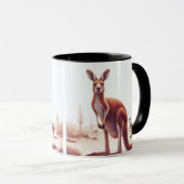 Hol dir mit unserer Kangaroo Tasse in die Morgenbr (VorderseiteRechts)