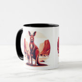Hol dir mit unserer Kangaroo Tasse in die Morgenbr (Vorderseite Links)