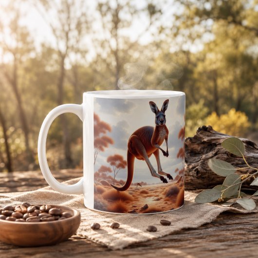 Hol dir mit unserer Kangaroo Tasse in die Morgenbr