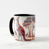 Hol dir mit unserer Kangaroo Tasse in die Morgenbr (Vorderseite Links)