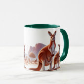 Hol dir mit unserer Kangaroo Tasse in die Morgenbr (VorderseiteRechts)