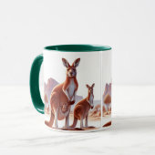 Hol dir mit unserer Kangaroo Tasse in die Morgenbr (Vorderseite Links)