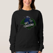 Hol dir Tingeing! Gorilla und Katze Sweatshirt (Vorderseite)