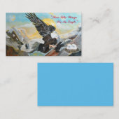 "Hol dir wie Flügel eines Adlers." Visitenkarten Visitenkarte (Vorne/Hinten)