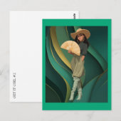 HOL ES DIR, MÄDCHEN #2 POSTKARTE (Vorne/Hinten)