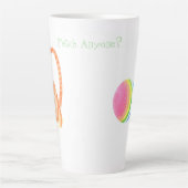 Hol jemanden? Latte Tasse (Vorderseite)