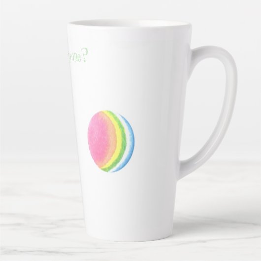 Hol jemanden? Latte Tasse (Rechts)