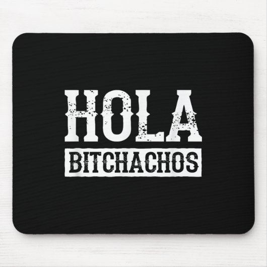 Hola Achos Drinko Squad Fiesta Funny Cinco De Mayo Mousepad (Vorne)
