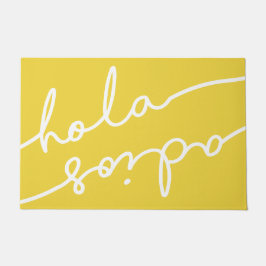 Hola Adios Spanische Typografie - Wählen Sie Ihre  Fußmatte