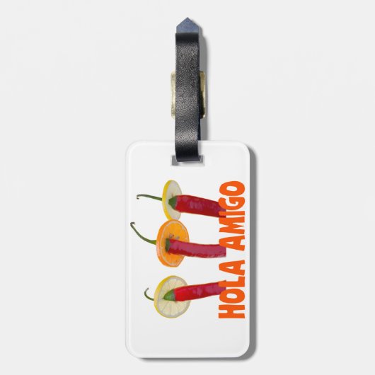 Hola Amigo Gepäckanhänger (Rückseite vertikal)