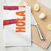 Hola Amigo Geschirrtuch (Viertel Falte)