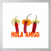 Hola Amigo Poster (Vorne)