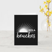Hola Beaches _1 Karte (Gelbe Blume)