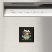 Hola Beaches Funny Aloha Beach Ananas Fam Magnet (In Situ (Geschirrspüler))