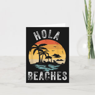 Hola Beaches Funny Aloha Beach Familienurlaub Karte