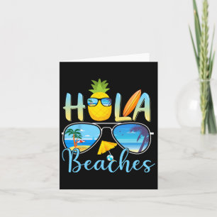 Hola Beaches Funny Beach Urlaub Sommer Karte
