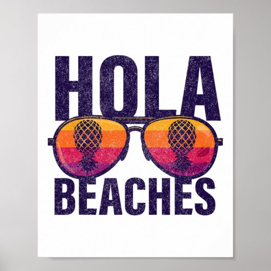 Hola Beaches Poster (Vorne)