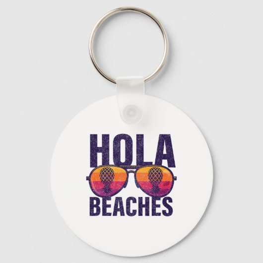 Hola Beaches Schlüsselanhänger (Vorderseite)