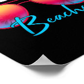 Hola Beaches Sommerurlaub Hawaii Poster (Ecke)