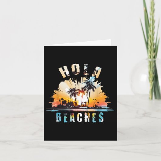 Hola Beaches Urlaub _3 Karte (Vorderseite)