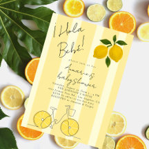 Hola Bebe Orange Streifen Lemons Babyparty