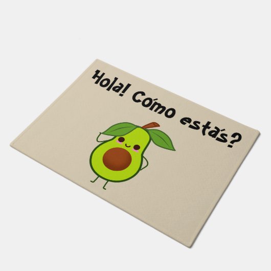 Hola! Como estas? Fußmatte (Schrägansicht)