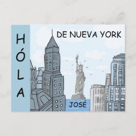 HOLA DE NUEVA YORK POSTKARTE
