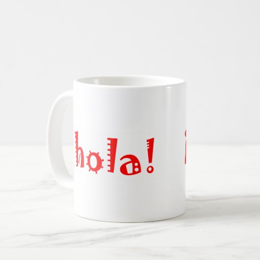 Hola Kaffeetasse (Vorderseite Links)