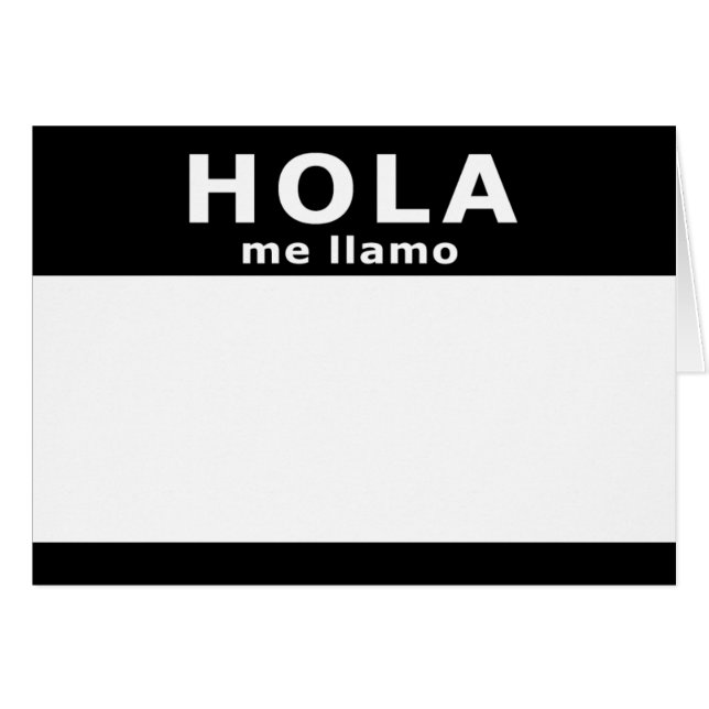Hola me llamo (Vorderseite (Horizontal))