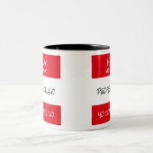 "Hola Me Llamo" Profe Spanischen Lehrer Geschenk T Zweifarbige Tasse (Mittel)