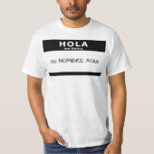 Hola me llamo T-Shirt (Vorderseite)