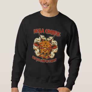 Hola Ombre Sie wollen kämpfen Stierkampf Matador Sweatshirt